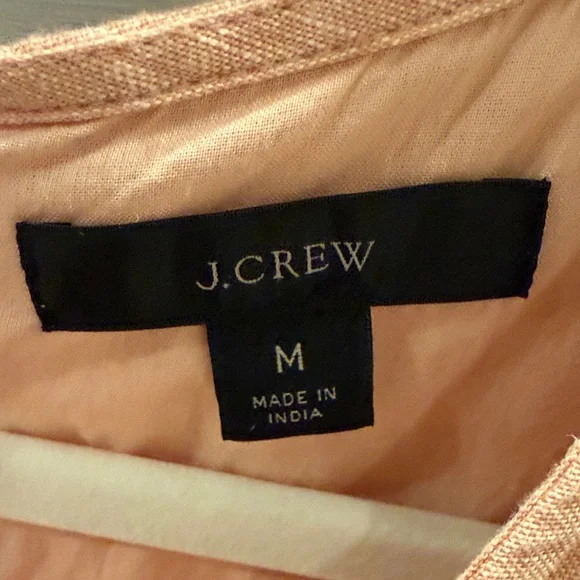 J.Crew Button-back pink linen shift dress & cotton denim dress - Picture 2 of 9